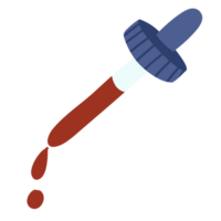 laissez tomber pipette illustration png