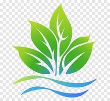 hidroponia aeropónico logo plantilla, salud comida icono, orgánico vegetal jardín. Respetuoso del medio ambiente creciente. vector ilustración