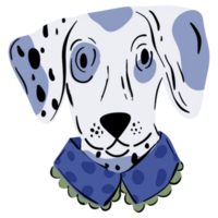 Cute dog watercolor png