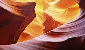 AI generated Antelope slot canyon. AI Generated photo