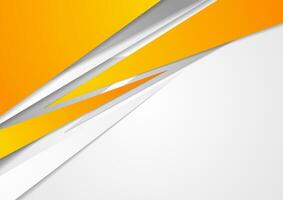 Abstract corporate orange grey background photo