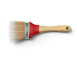 AI generated Paintbrush isolated white background. AI Generated photo