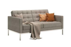 3d rendering of Florence Knoll Relaxed Settee photo