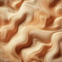 AI generated Abstract background of spiral wooden design photo