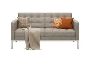 3d rendering of Florence Knoll Relaxed Settee photo