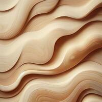 AI generated Abstract background of spiral wooden design photo