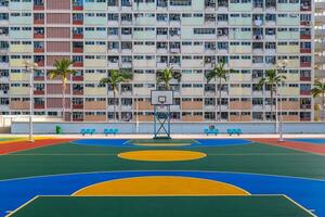 Choi Hung Estate, Rainbow Estate, located in Kowloon, Hong kong, China photo