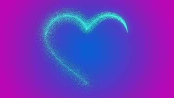 Particle heart animation background cc particle video