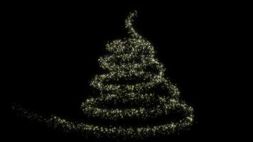 Merry chrismast  tree background video