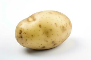 AI generated Potato isolated on white background. AI Generated photo