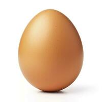 AI generated Egg isolated on white background. AI Generated photo