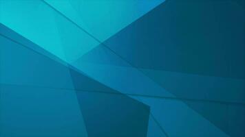 Abstract tech geometric polygonal motion design video