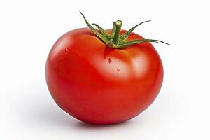 AI generated Tomato isolated on white background. AI Generated photo