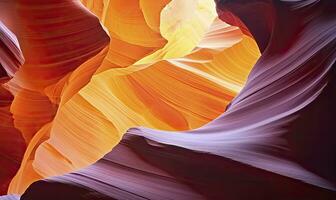 AI generated Antelope slot canyon. AI Generated photo