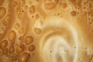 AI generated Coffee foam texture. AI Generated photo