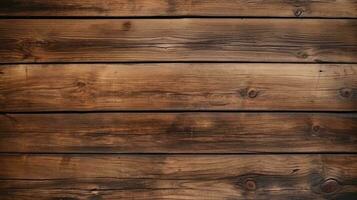 AI generated Brown Grunge Wooden Texture Background. Wood, Presentation, Nature, Forest photo