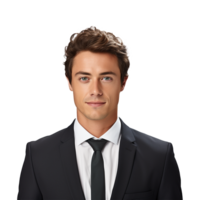 AI generated Businessman isolated on transparent background png