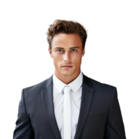 AI generated Businessman isolated on transparent background png