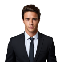 AI generated Businessman isolated on transparent background png