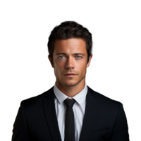 AI generated Businessman isolated on transparent background png