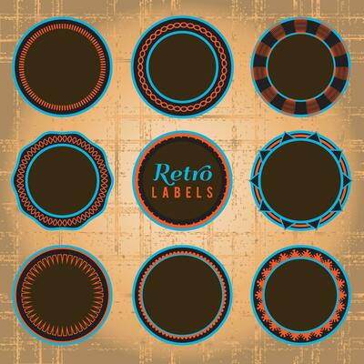 Set of Retro Labels and Badges