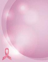 Breast Cancer Awareness Background Illustration vector