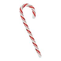 Christmas Candycane Isolated on White Illustration vector