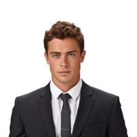 AI generated Businessman isolated on transparent background png