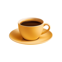 ai generado café taza aislado en transparente antecedentes png