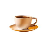 AI generated Coffee cup isolated on transparent background png