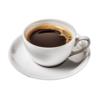 ai generado café taza aislado en transparente antecedentes png