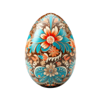 AI generated Easter egg in transparent background png