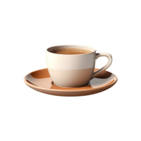 ai generado café taza aislado en transparente antecedentes png