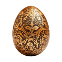 ai generiert Ostern Ei im transparent Hintergrund png