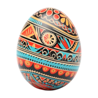 ai generiert Ostern Ei im transparent Hintergrund png