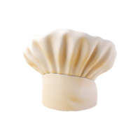 AI generated Chef hat isolated on transparent background png