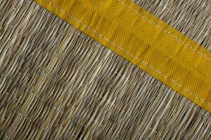 Bamboo mat texture background Abstract background photo