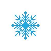 Snow ice logo art vector template illustration