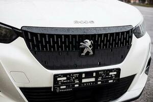 Minsk, Belarus, December 20, 2023 - White Peugeot 2008 Car photo