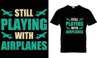 Air traffic controller t-shirt design graphic. vector