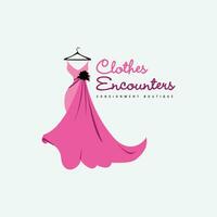 Fashion shop logo vector