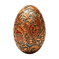 AI generated Easter egg in transparent background png