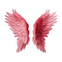 ai generiert Engel Flügel Ornament isoliert auf ein transparent Hintergrund png
