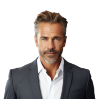 AI generated Businessman isolated on transparent background png