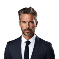 AI generated Businessman isolated on transparent background png