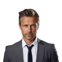 AI generated Businessman isolated on transparent background png