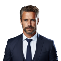 AI generated Businessman isolated on transparent background png