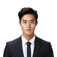 AI generated Young Businessman isolated on transparent background png