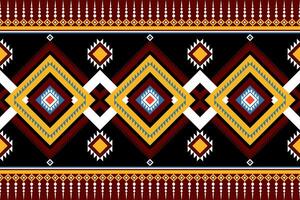 Geometric seamless ethnic pattern. Geometric ethnic pattern can be used in fabric design for clothes, decorative paper, wrapping, textile, embroidery, illustration, vector, carpet vector