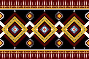 Geometric seamless ethnic pattern. Geometric ethnic pattern can be used in fabric design for clothes, decorative paper, wrapping, textile, embroidery, illustration, vector, carpet vector